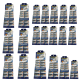 kit 10 cartelas de Lâmina De Barbear Vidyut Super Chromium Blades Cartela C/100 Unid