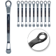 Kit 10 CHAVES ESTRELA ESTRIADA PROFISSIONAL 12 e 13mm