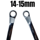Kit 10 CHAVES ESTRELA ESTRIADA PROFISSIONAL 14 e 15mm