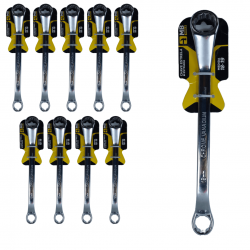 Kit 10 CHAVES ESTRELA ESTRIADA PROFISSIONAL 18 e 19mm