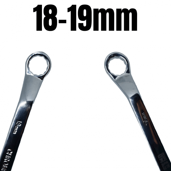 Kit 10 CHAVES ESTRELA ESTRIADA PROFISSIONAL 18 e 19mm
