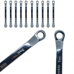 Kit 10 CHAVES  ESTRELA ESTRIADA PROFISSIONAL 8 e 9mm