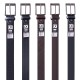 kit 10 Cintos Fivela Social Couro Sintético Casual Resistente