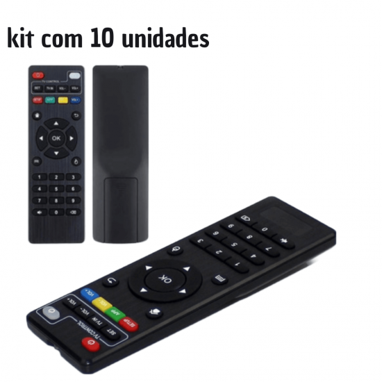 kit 10 Controle Remoto Tv Box 4k Mx9 Tx3 Tx9 Tx2 Mxq Pro