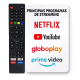 kit 10 Controle Remoto Tv Philco tecla netfllix Prime Video globoplay