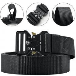 10 Cintos largo masculino nylon e engate rápido