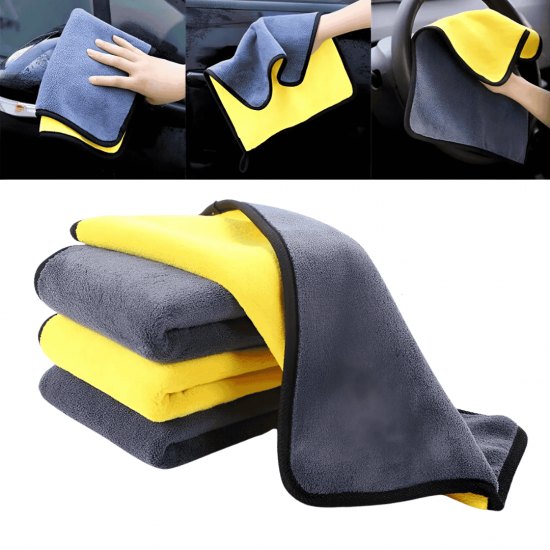 kit 10 Flanela Toalha Pano Microfibra Dupla Face