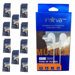 KIT 10 FON-8700 FONE DE OUVIDO INOVA