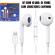 kit 10 Fones para celular 7 8 X Xr Xs 11 12 Bluetooth Alta Qualidade ios