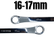 Kit 10 CHAVES ESTRELA ESTRIADA PROFISSIONAL 16 e 17mm