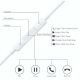 kit 10 Fone de ouvido Branco P2 3.5mm Para Celular Alta Qualidade De Som inova