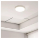 Kit 10 painel led plafon luminaria 18w Redondo sobrepor 6500k branco frio black + decker