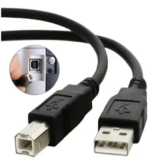 10 Cabos de impressora USB 2.0 AM+BM 2 metros