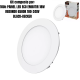 Kit 10 painel led plafon luminaria 18w Redondo Embutir 6500k branco frio black + decker