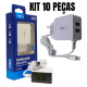 KIT 10 PECAS CARREGADOR CELULAR 4.8A LIGHTNING(IPHONE)