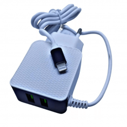 KIT 10 PECAS CARREGADOR CELULAR 4.8A LIGHTNING(IPHONE)