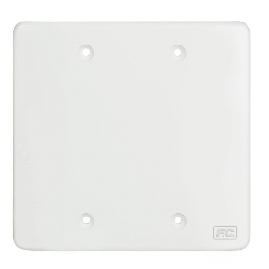 Kit 10 placa cega 4x4 branca
