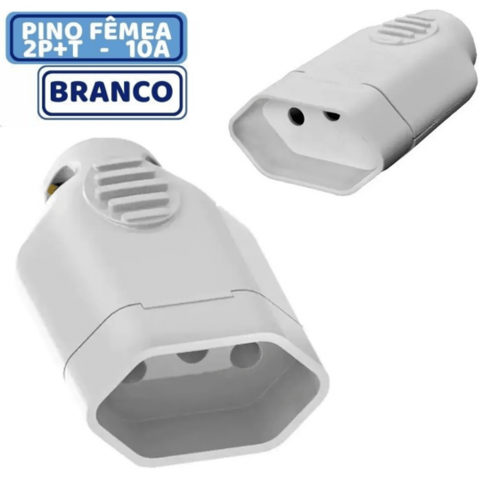 KIT 10 TOMADA FEMEA DESMONTAVEL 180 2P+T 20A BC 2843-1