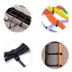 Kit 100 Cintas Plasticas Abracadeira Nylon Preto/Branco - Várias Medidas