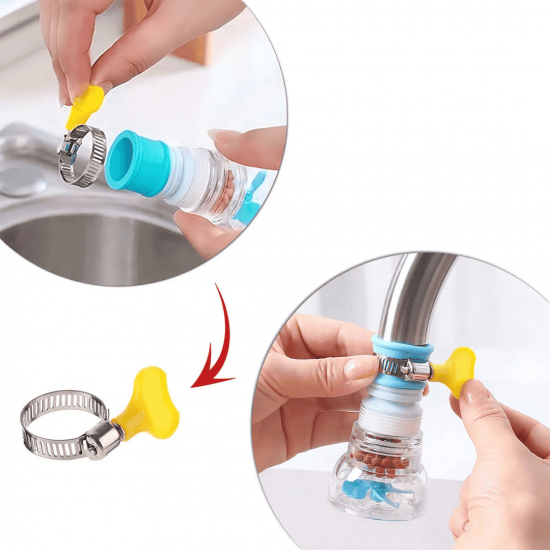 2 Bico Chuveirinho Arejador Para Torneira Cozinha Com Filtro