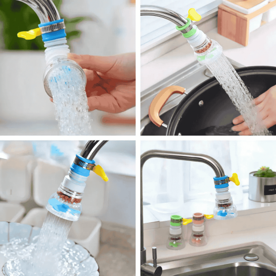 2 Bico Chuveirinho Arejador Para Torneira Cozinha Com Filtro