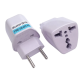 kit 2 Adaptador Tomada Universal Padrão Europeu