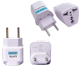 kit 2 Adaptador Tomada Universal Padrão Europeu