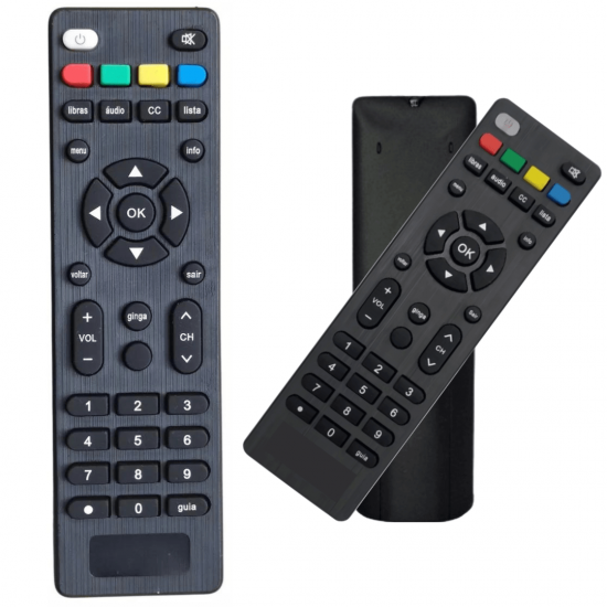 kit 2 Controle compatível com os conversores digitais multilaser re508 e positivo stb2341