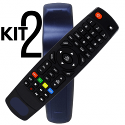 kit 2 Controle Duosat Troy Hd