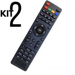 Kit 2 Controle Remoto Cinebox Fantasia / Supremo / Linha X, Z E + Cine Box