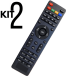 Kit 2 Controle Remoto Cinebox Fantasia / Supremo / Linha X, Z E + Cine Box
