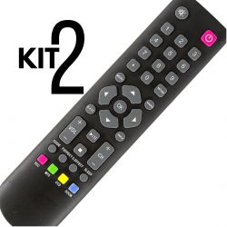 Kit 2 Controle remoto compatível tv philco PH19M PH24M