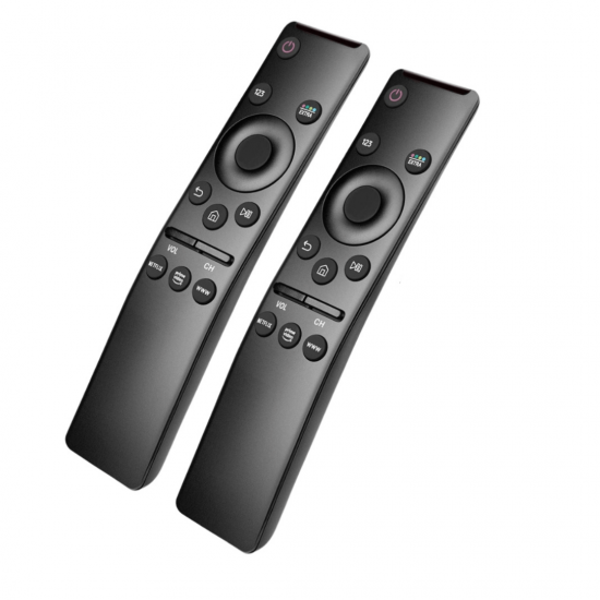 kit 2 Controle Remoto Compativel Tv Samsung Smart 4K Led Universal Botão Aplicativos