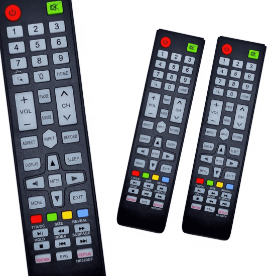 kit 2 Controle Remoto Para Tv HQ Smart HQS32NKH