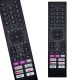 kit 2 Controle remoto para tv led toshiba smart com netflix / prime video / youtube / claro ct95017