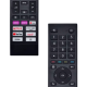 kit 2 Controle remoto para tv led toshiba smart com netflix / prime video / youtube / claro ct95017