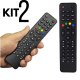 kit 2 Controle Remoto Receptor Oi Tv Hd Elsys Etrs35 Etrs38