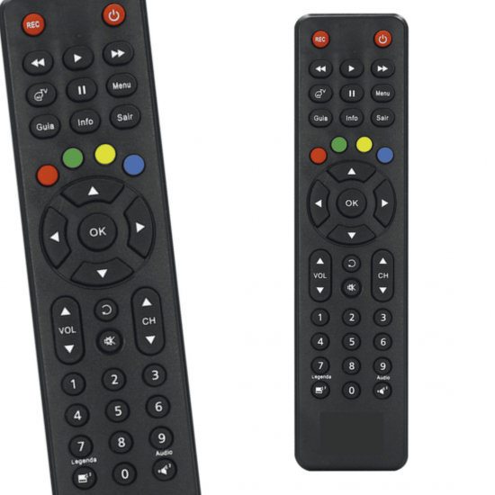 kit 2 Controle Remoto Receptor Oi Tv Hd Elsys Etrs35 Etrs38