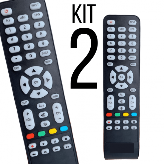 kit 2 Controle Remoto Tv Aoc Le40d1452 - Le43d1452 - Le48d1452