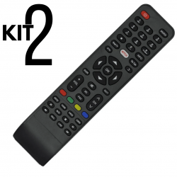 Kit 2 Controle Tv Philco Smart Led 3d PH20N91D /PH24D21D /PH32B51DSGWA /PH32C10DG /PH40U21DSGW