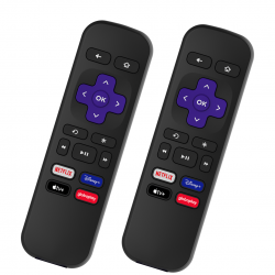 Kit 2 Controles remoto para Roku Express Dispositivo de streaming, ROKU000001 3930BR