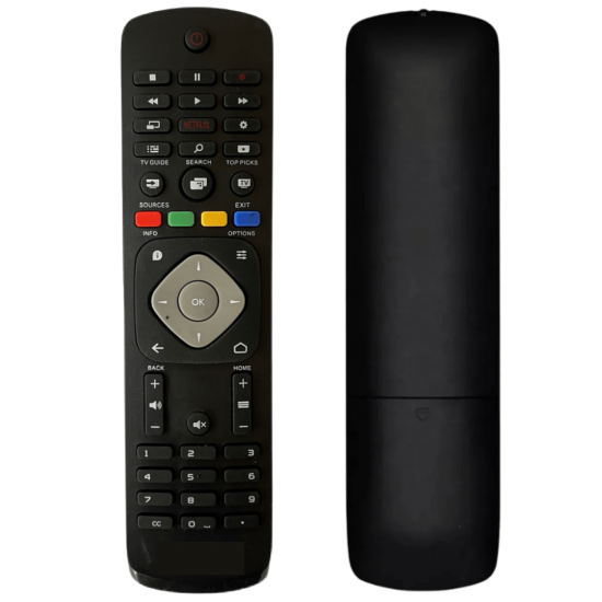 KIT 2 FBG-7092 CONTROLE REMOTO COMPATIVEL TV LCD PHILIPS NETFLIX