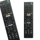 KIT 2 FBG-8055 CONTROLE REMOTO COMPATIVEL TV LCD SONY NETFLIX