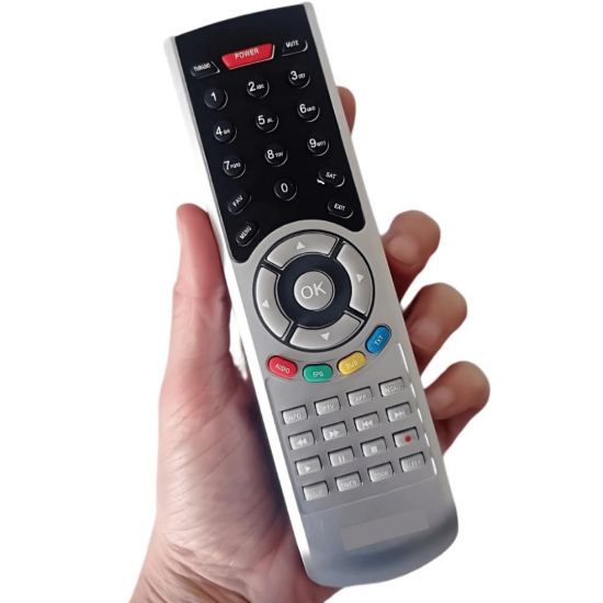 KIT 2 FBG-8074 CONTROLE REMOTO COMPATIVEL RECEPTOR ALPHASAT