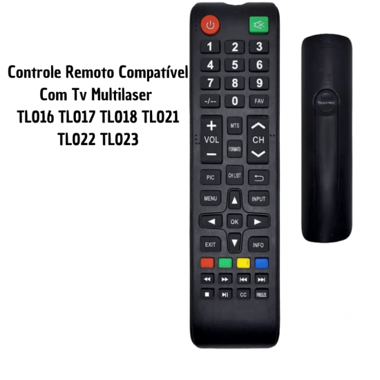 KIT 2 FBG-9159 CONTROLE REMOTO COMPATIVEL TV LCD MULTILASER