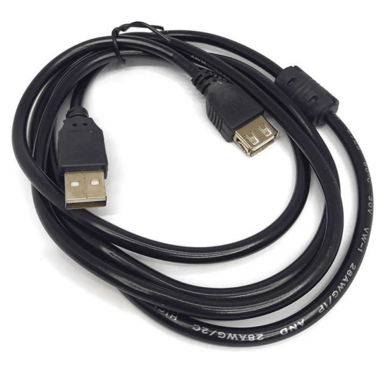 KIT 2 GB51013 CABO USB X USB FEMEA C/1,5 MTS GB51013