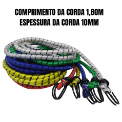 2 peças Elástico Bagageiro Extensor Gancho Ponta Plástico