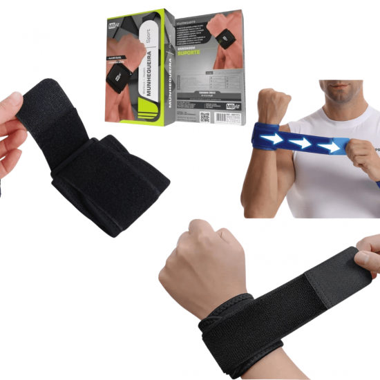 Kit 2 GB57372 MUNHEQUEIRA ELASTICA SPORT