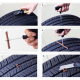Reparo de pneu moto carro sem câmara pneus furado kit com 12 peças