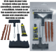 Reparo de pneu moto carro sem câmara pneus furado kit com 12 peças